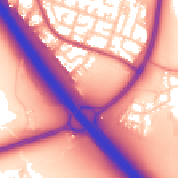 Daytime road noise heatmap for L32 4AG