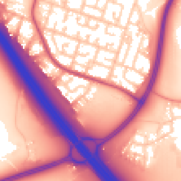 Daytime road noise heatmap for L32 4TD