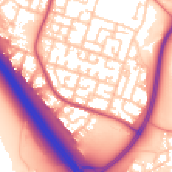 Daytime road noise heatmap for L32 4UY