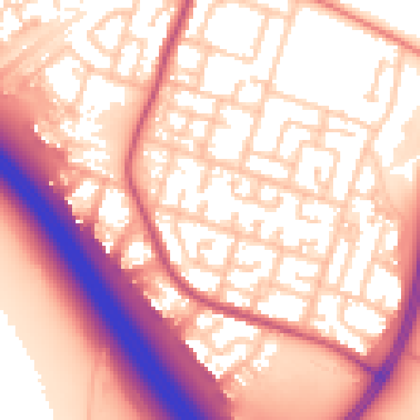 Daytime road noise heatmap for L32 4WA