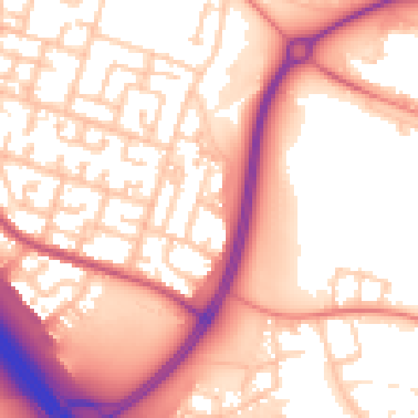 Daytime road noise heatmap for L32 5ST