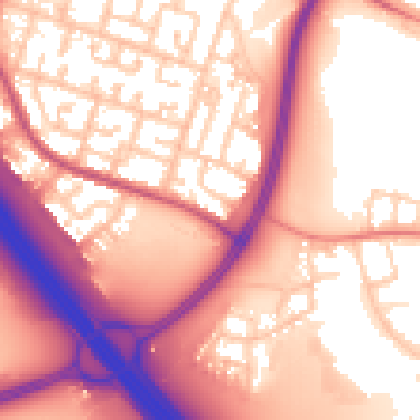 Daytime road noise heatmap for L32 5TR