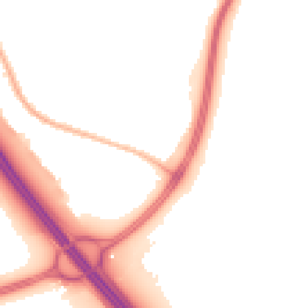 Night-time road noise heatmap for L32 5TR