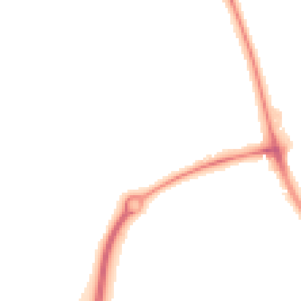 Night-time road noise heatmap for L32 5UP