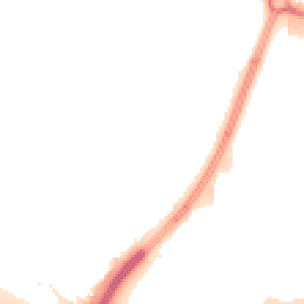 Night-time road noise heatmap for L32 7PH