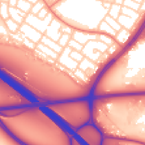 Daytime road noise heatmap for L32 7RQ