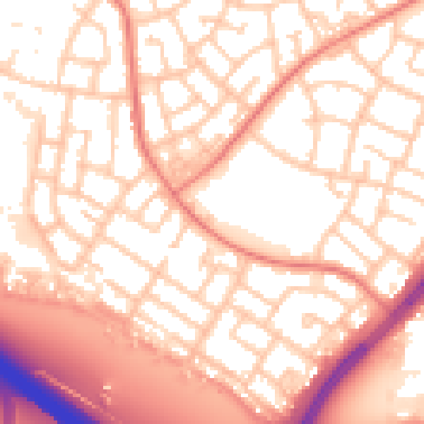 Daytime road noise heatmap for L32 7SF