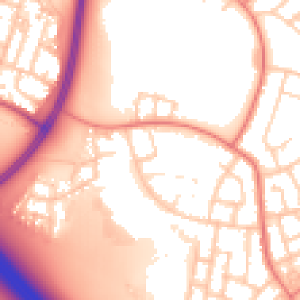 Daytime road noise heatmap for L32 9PS