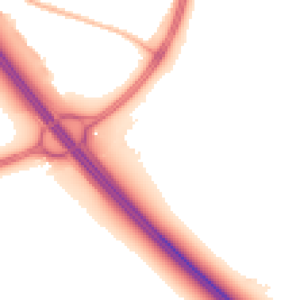 Night-time road noise heatmap for L32 9SU