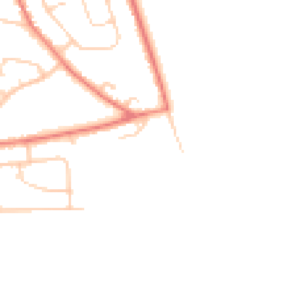 Daytime road noise heatmap for L34 0ET