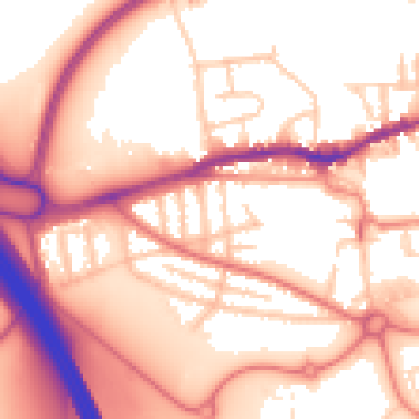 Daytime road noise heatmap for L34 1LH