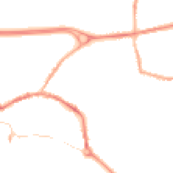 Night-time road noise heatmap for L34 6HY