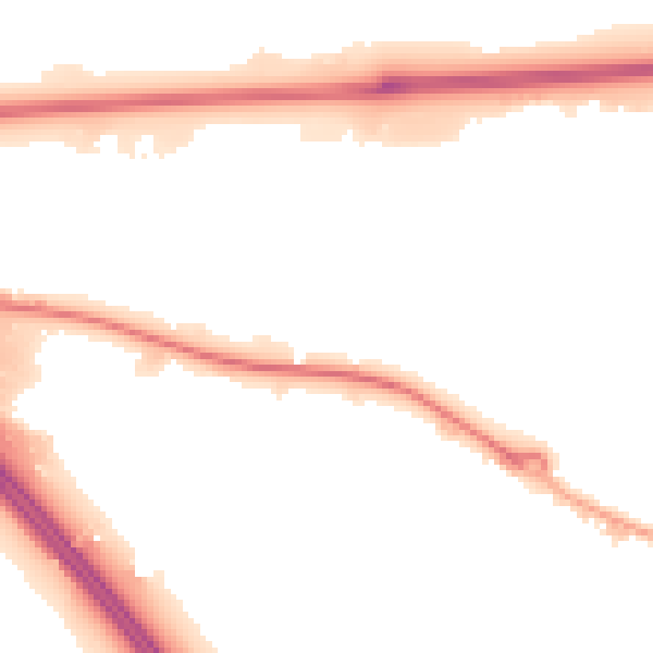 Night-time road noise heatmap for L34 9GP
