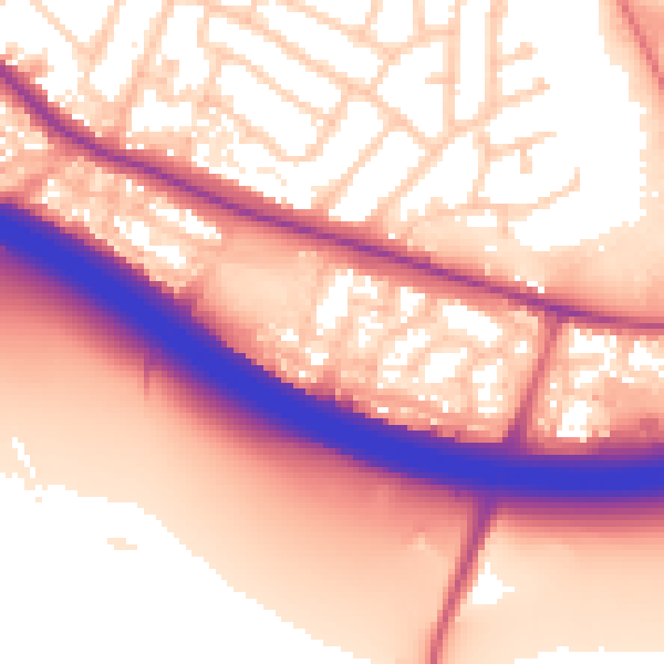 Daytime road noise heatmap for L35 1RS