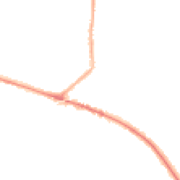 Night-time road noise heatmap for L35 4QR