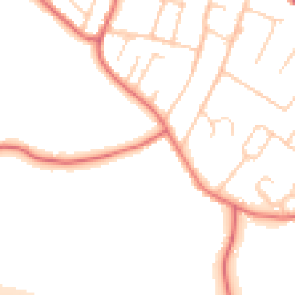 Daytime road noise heatmap for L35 6NA
