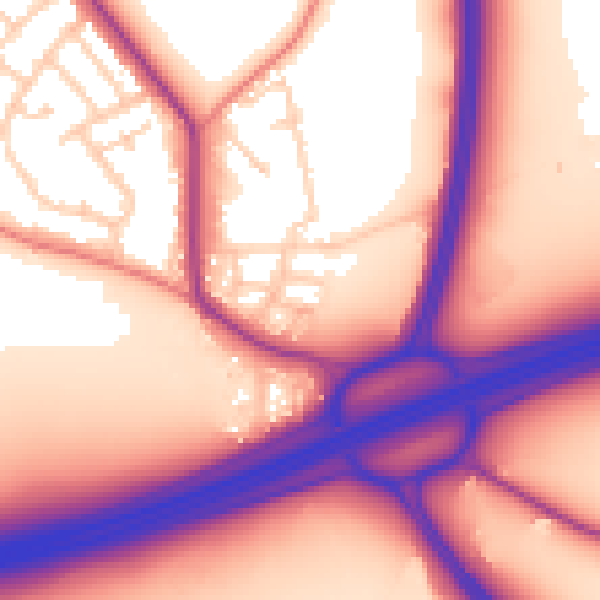 Daytime road noise heatmap for L35 6PU