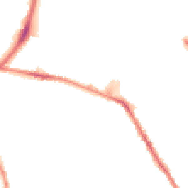 Night-time road noise heatmap for L4 0RG