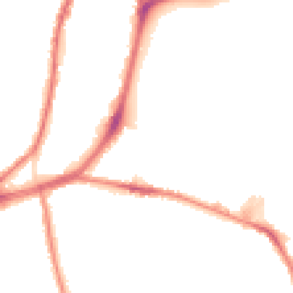 Night-time road noise heatmap for L4 0RH
