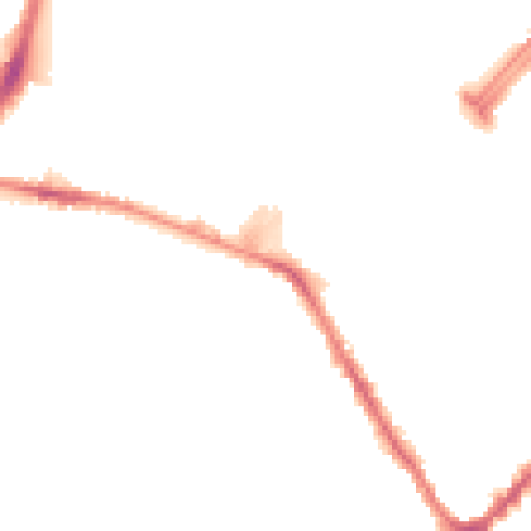 Night-time road noise heatmap for L4 0RQ