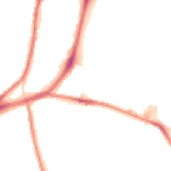 Night-time road noise heatmap for L4 0RW
