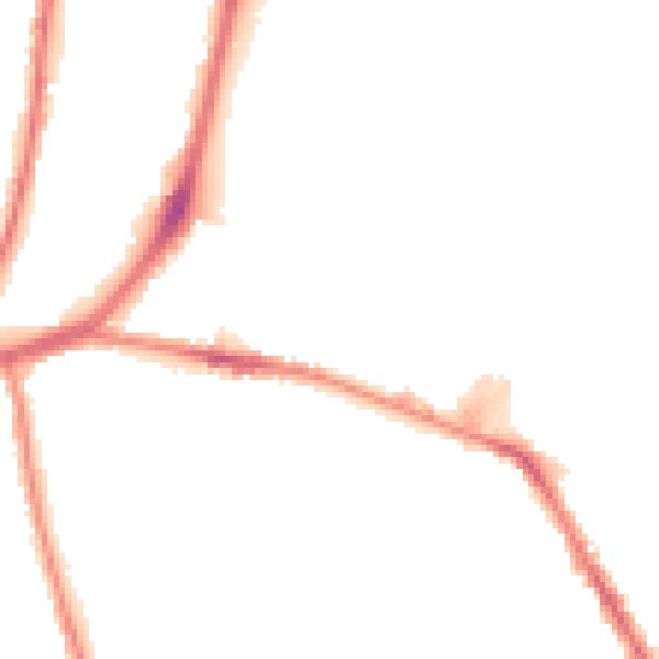 Night-time road noise heatmap for L4 0SH