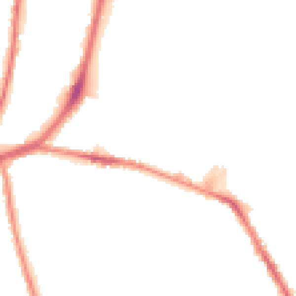 Night-time road noise heatmap for L4 0SR