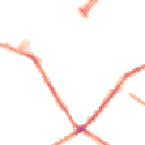 Night-time road noise heatmap for L4 0SY