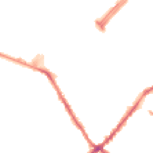 Night-time road noise heatmap for L4 0TA