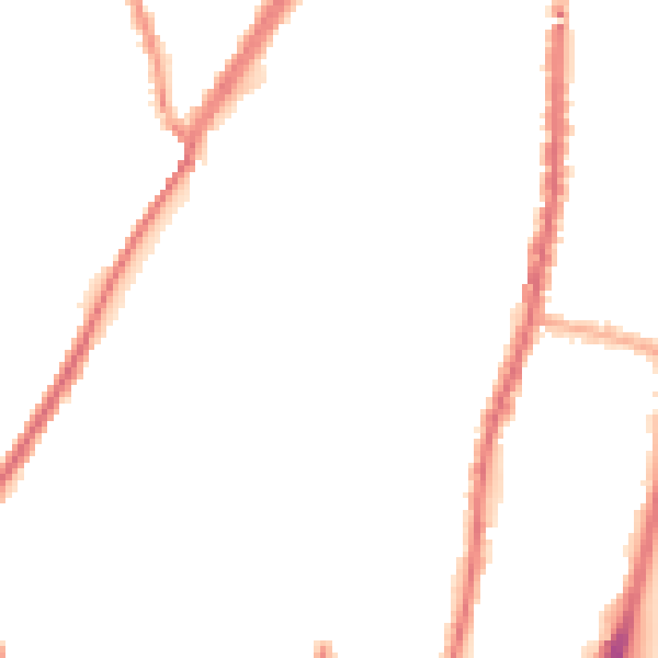 Night-time road noise heatmap for L4 1XS