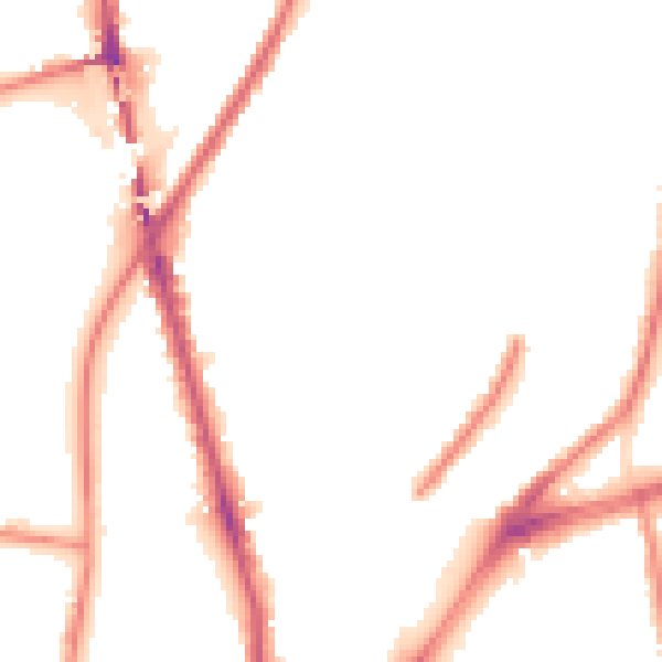Night-time road noise heatmap for L4 1XZ