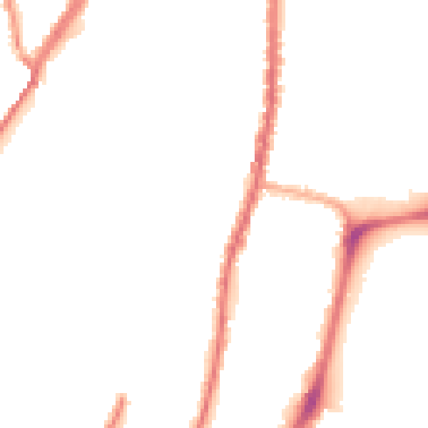 Night-time road noise heatmap for L4 3QS