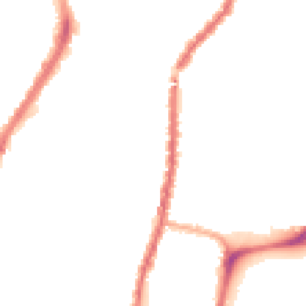 Night-time road noise heatmap for L4 3RP