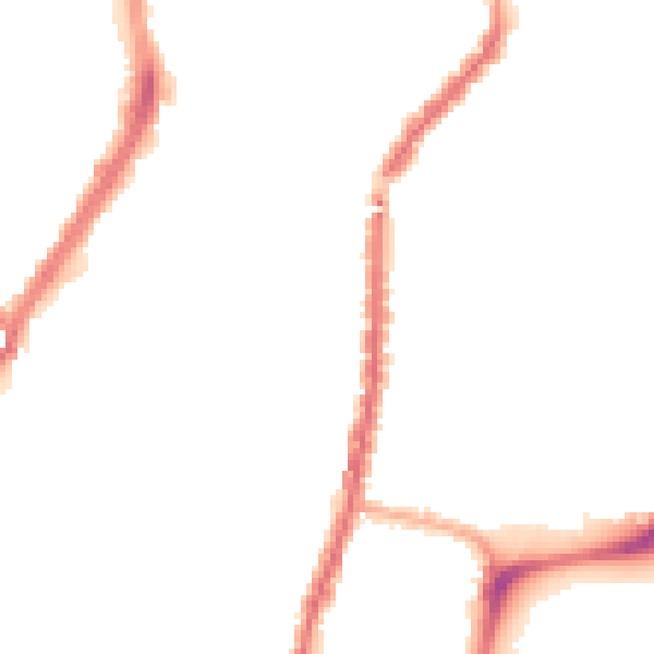 Night-time road noise heatmap for L4 3RR