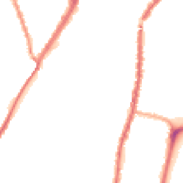 Night-time road noise heatmap for L4 3SR