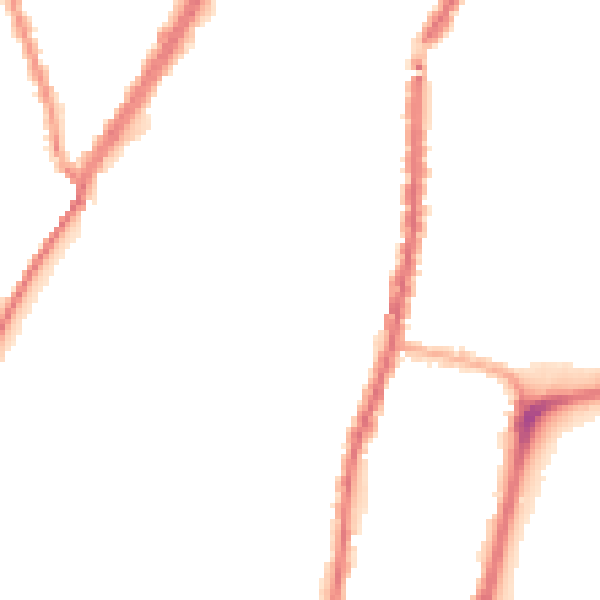 Night-time road noise heatmap for L4 3SS