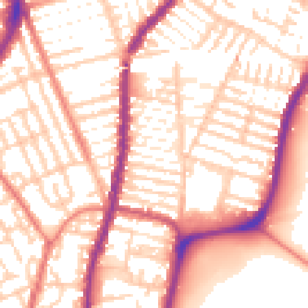 Daytime road noise heatmap for L4 4DS