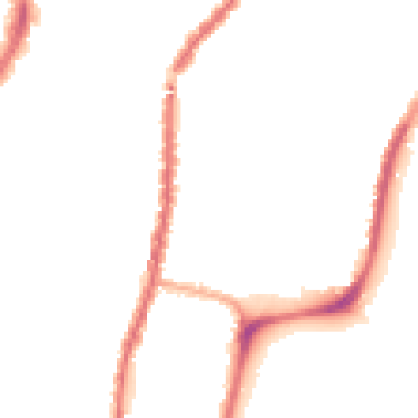 Night-time road noise heatmap for L4 4DS