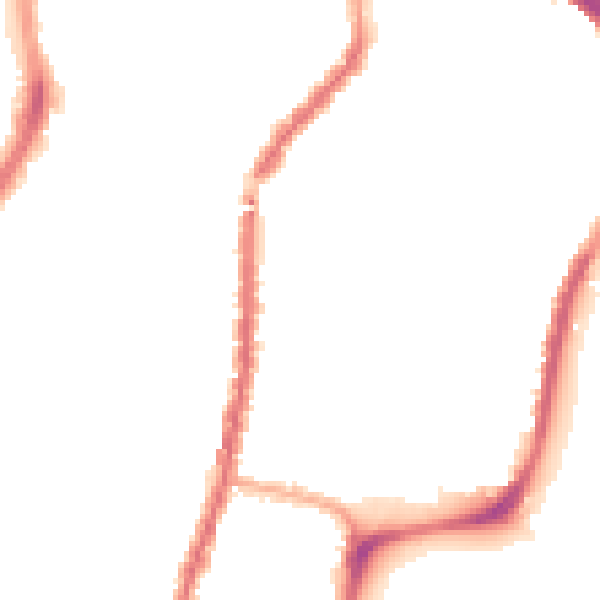 Night-time road noise heatmap for L4 4EE