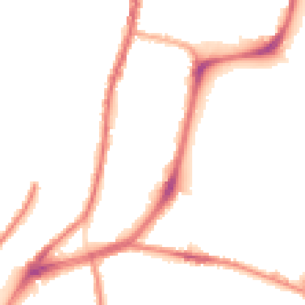 Night-time road noise heatmap for L4 4HP