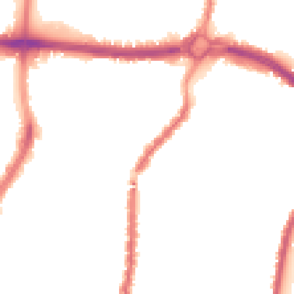 Night-time road noise heatmap for L4 5PB