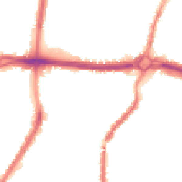 Night-time road noise heatmap for L4 5RA