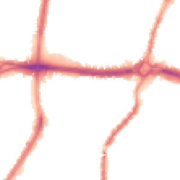 Night-time road noise heatmap for L4 5RB