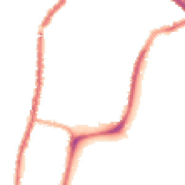 Night-time road noise heatmap for L4 5RN
