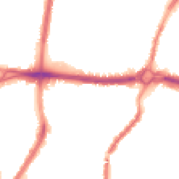 Night-time road noise heatmap for L4 5RP