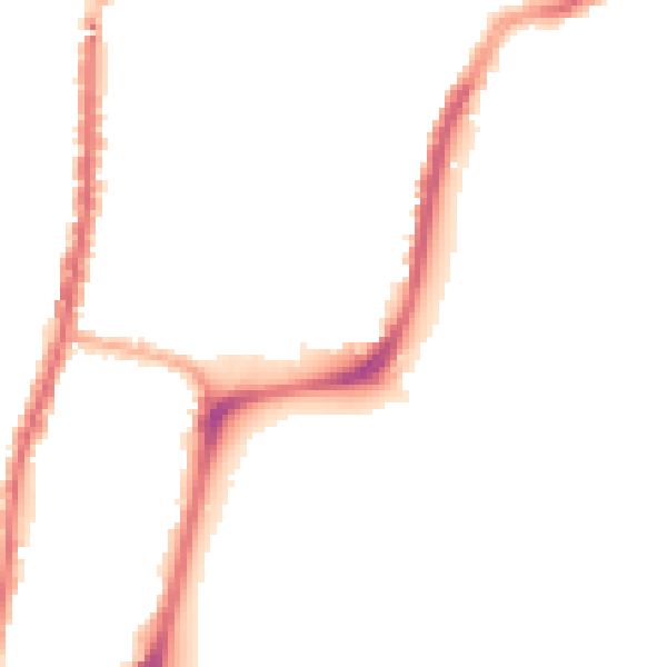 Night-time road noise heatmap for L4 5RX