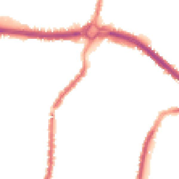 Night-time road noise heatmap for L4 5TP
