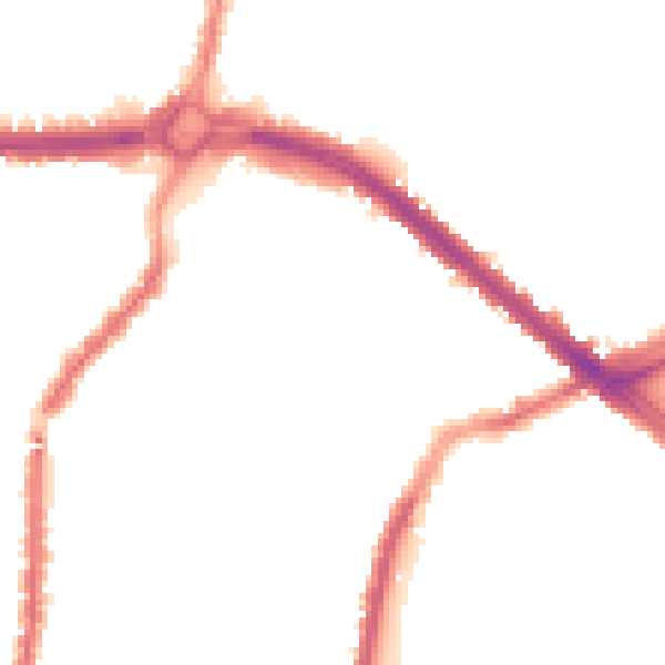 Night-time road noise heatmap for L4 5UB