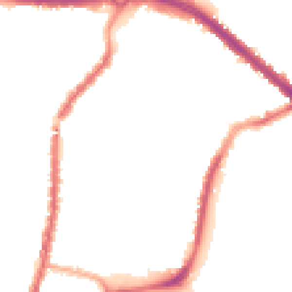 Night-time road noise heatmap for L4 5UW