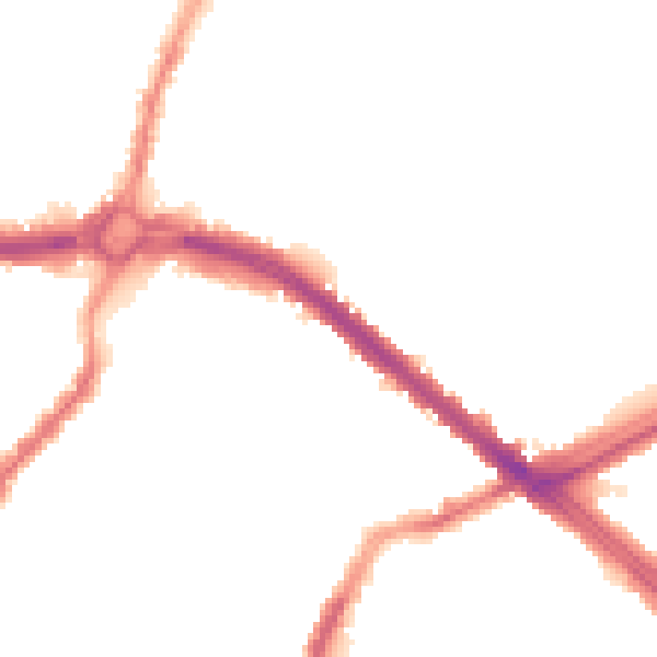 Night-time road noise heatmap for L4 6SH